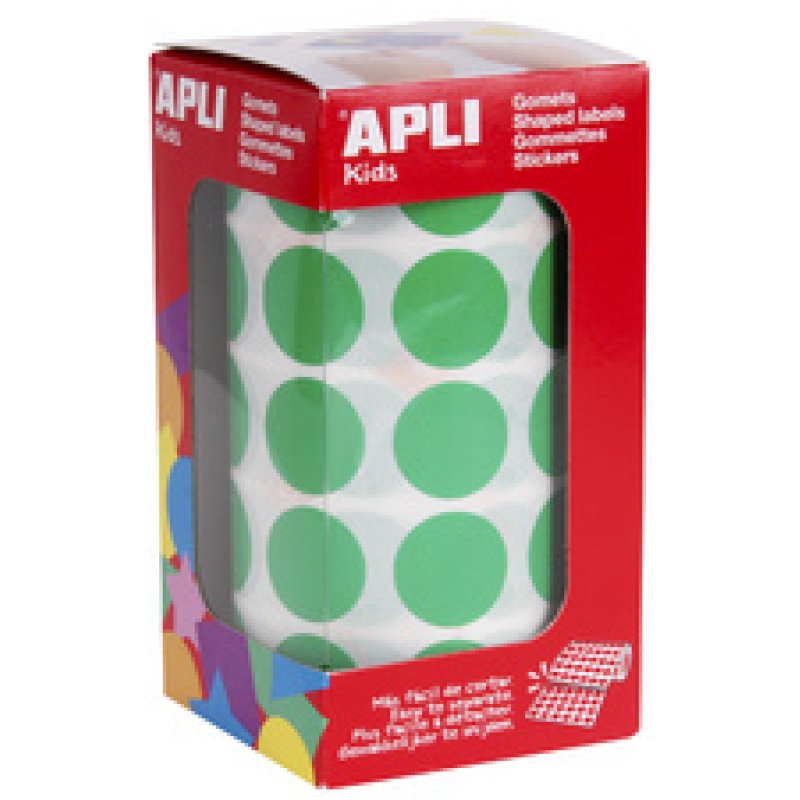 APLI Kids Gommette de couleur en rouleau, bleu