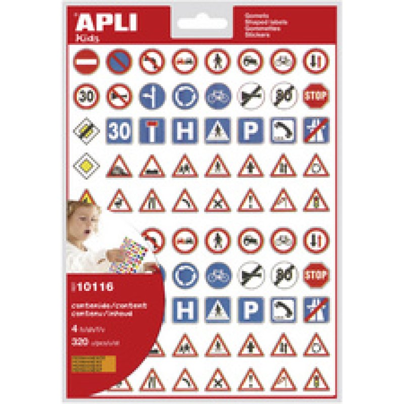 APLI kids Gommettes "Code de la Route"