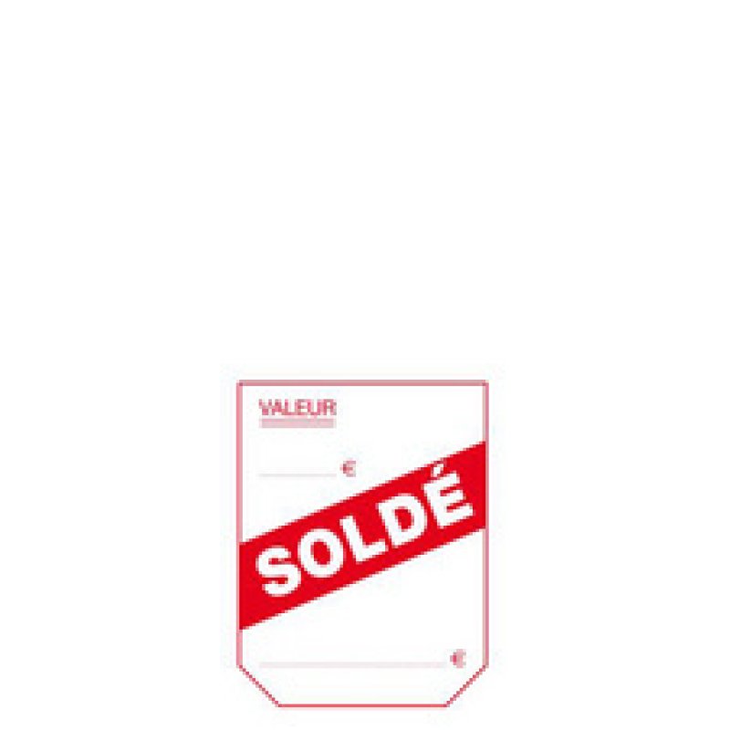 APLI Etiquette d'affichage prix "Soldé", 50 x 125 mm