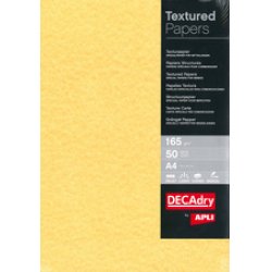 agipa Papier structuré, A4, 165 g/m2, parchemin or