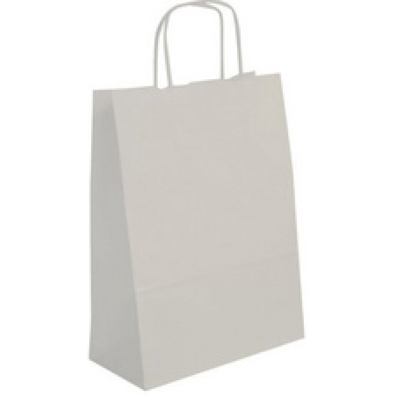 APLI Sac en papier, kraft, petit, blanc