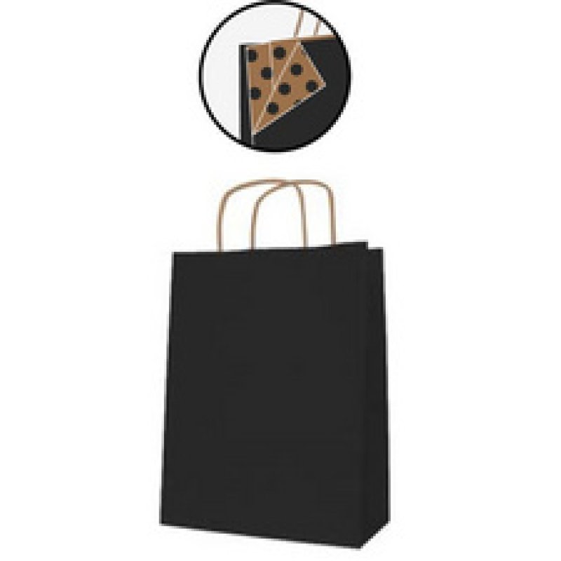 APLI Sac en papier, kraft, petit, rouge