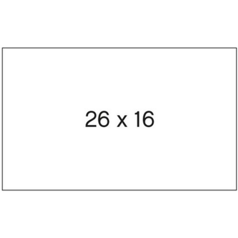 APLI Etiquette pour pince à étiqueter, 26 x 16 mm, permanent