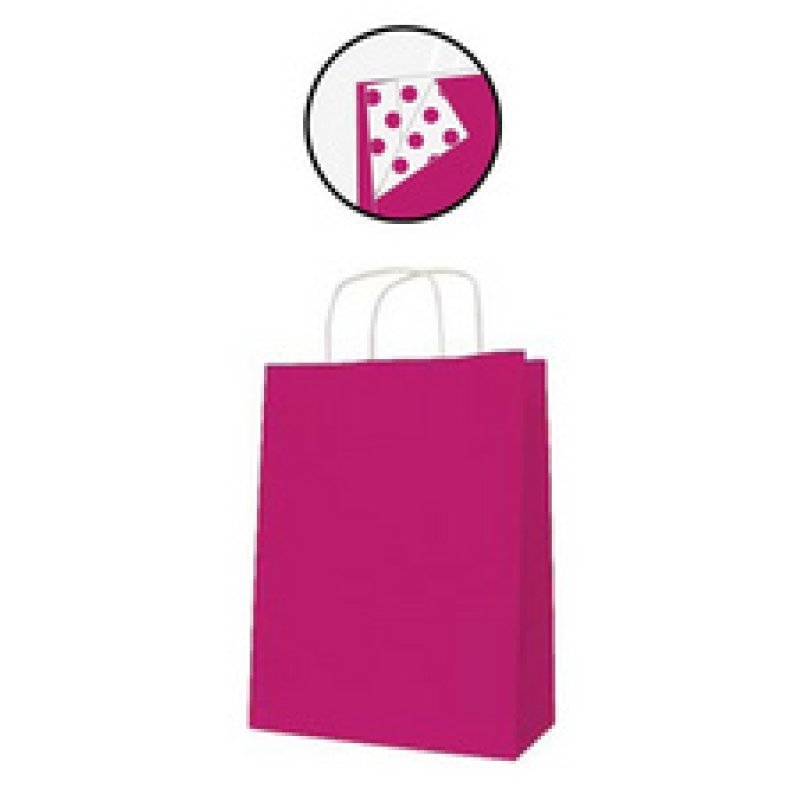 APLI Sac en papier, kraft, moyen, vert lime