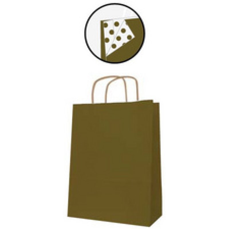 APLI Sac en papier, kraft, moyen, fuchsia