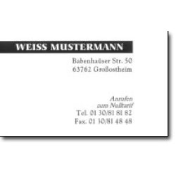 DECAdry OCB-3261 business card 150 pc(s)