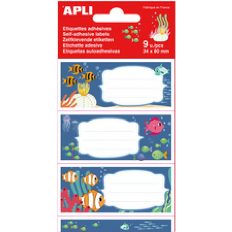 APLI kids Etiquettes pour livre "princesses", 36 x 81 mm