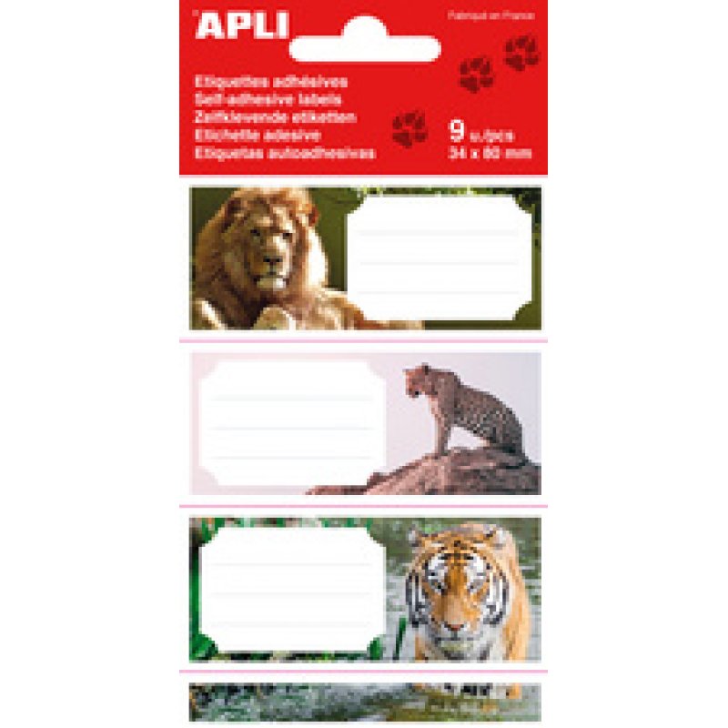 APLI kids Etiquettes pour livre "grafitis", 36 x 81 mm