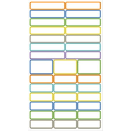 APLI kids Etiquettes adhésives plastifiées, pour les crayons
