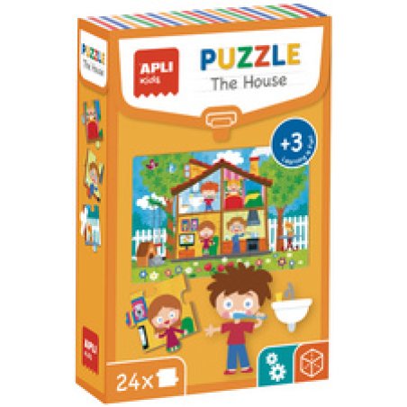 APLI kids Puzzle éducatif "The House", 24 pièces