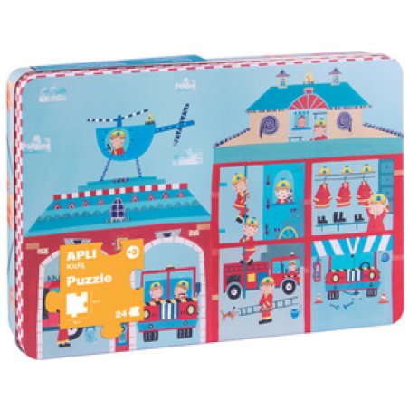 APLI kids Puzzle "Caserne de pompiers", 24 pièces