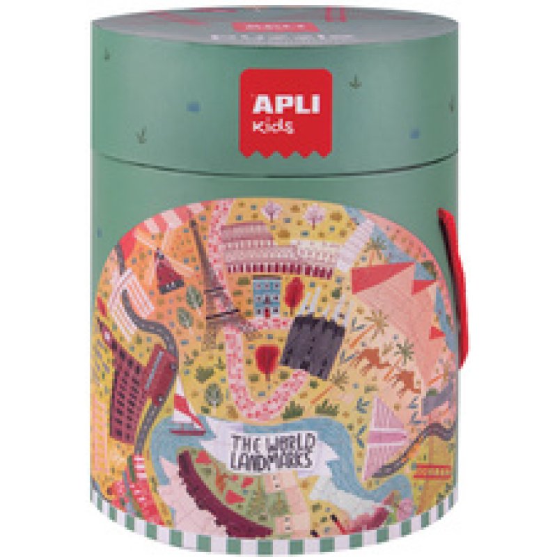 APLI kids Puzzle circulaire "Les monuments", 48 pièces