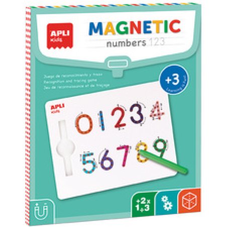 APLI kids Tableau magnétique, "Magnets 123 chiffres"