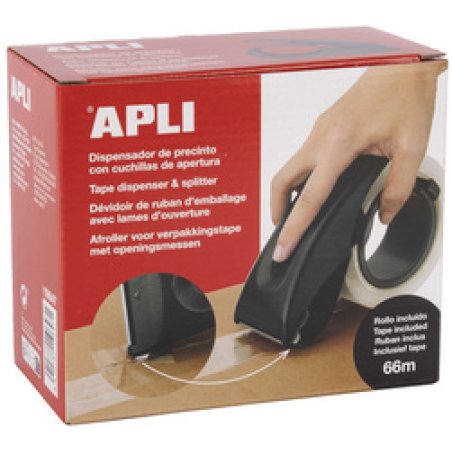 APLI Dévidoir à main, équipé, noir