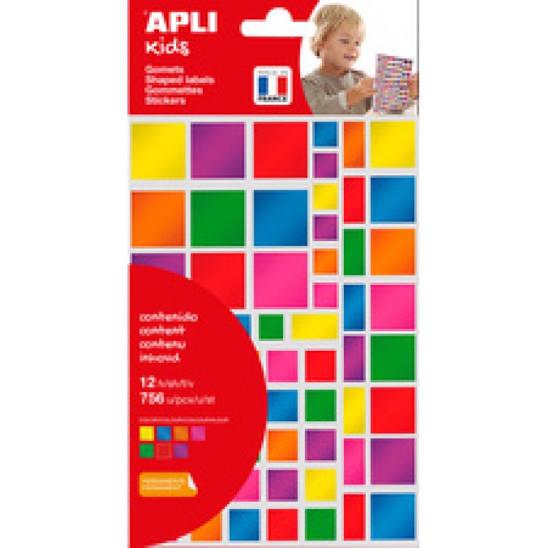 APLI kids Gommettes "Etoile" couleurs métallisées, assorti