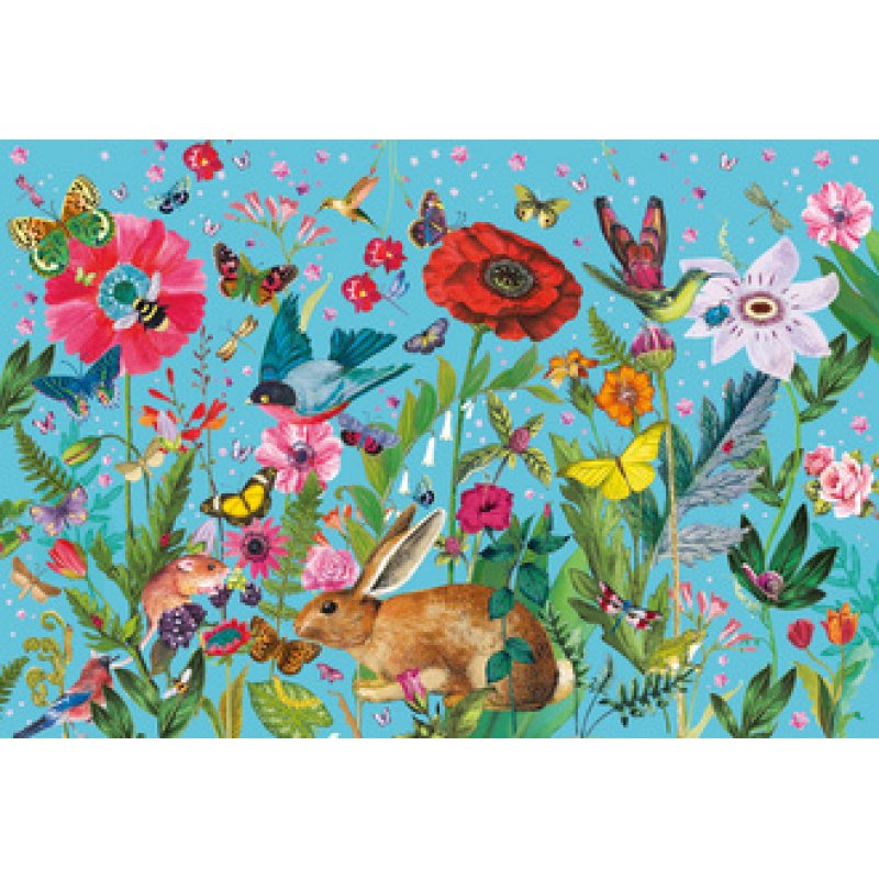 APLI kids Puzzle "GLOW IN THE DARK Flower", 204 pièces