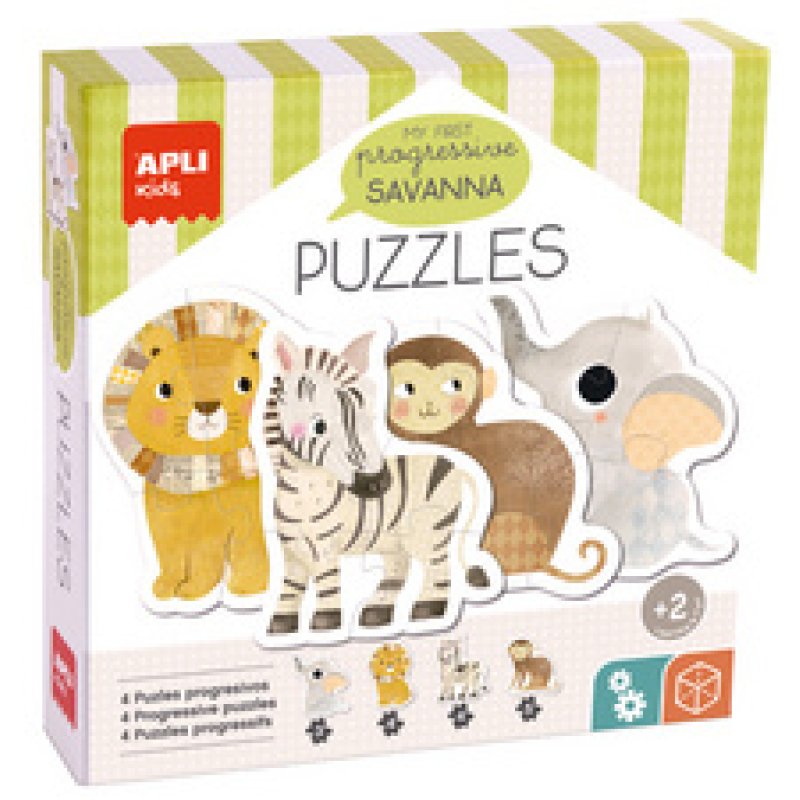 APLI kids Puzzle "My first Savane", 12 pièces