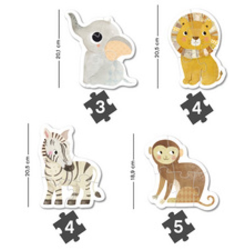 APLI kids Puzzle "My first Savane", 12 pièces
