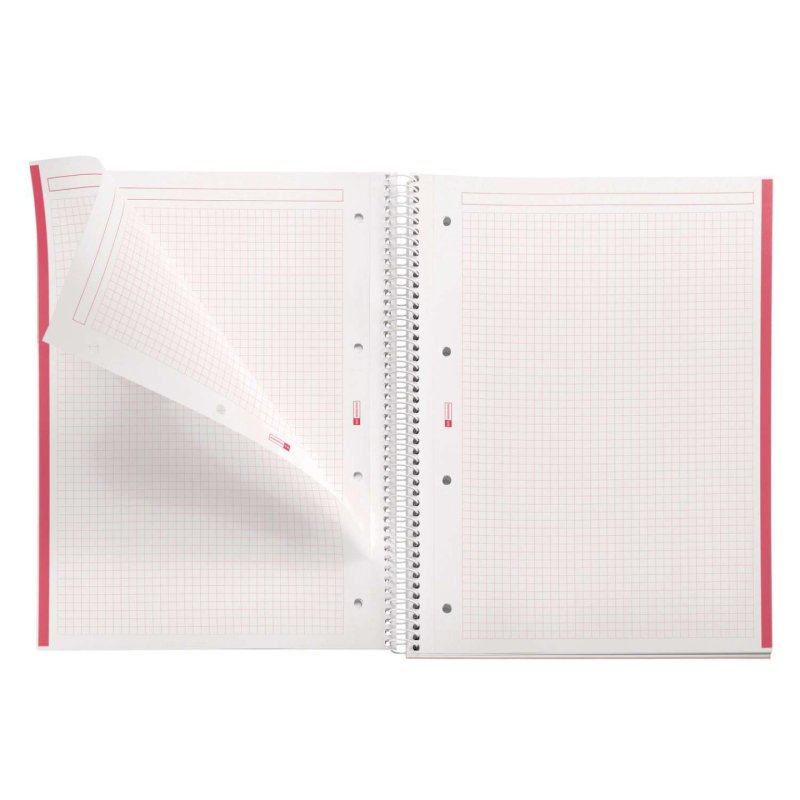 MAUL A460525 writing notebook A4 80 sheets Red