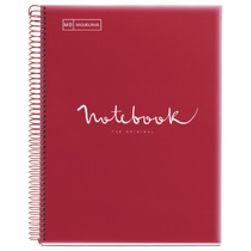 MIQUELRIUS Cahier à spirale "Notebook EMOTIONS", A4, rose