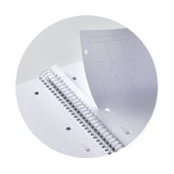 MIQUELRIUS Cahier à spirale "Notebook EMOTIONS", A5, lavande