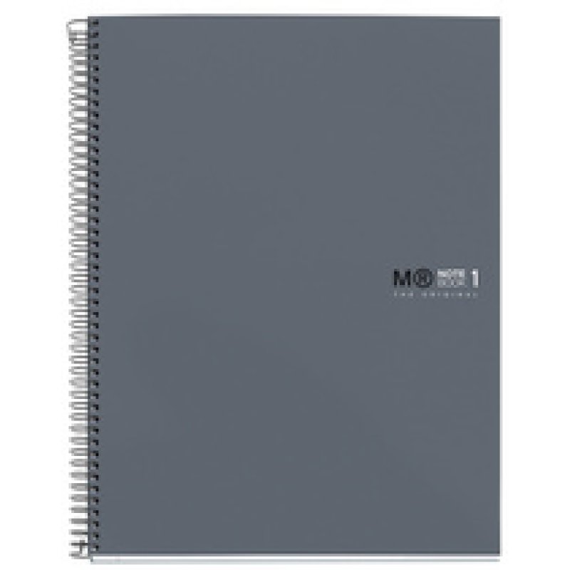 MIQUELRIUS Cahier à spirale "Notebook THE ORIGINAL" A5, gris