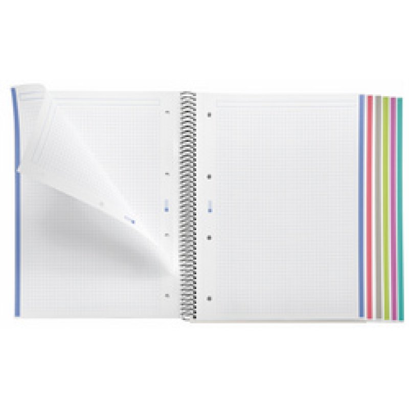 MIQUELRIUS Cahier à spirale "Notebook THE ORIGINAL", A5,noir