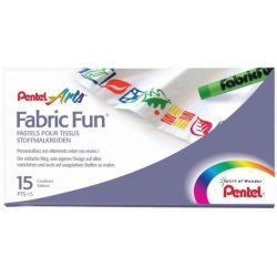 Pentel Fabric Fun Multicolore 15 pièce(s)