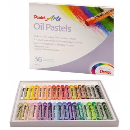 Pentel PHN-36 Pastel à l’huile Multicolore 36 pièce(s)