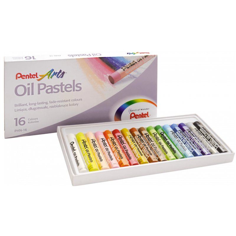 Pentel PHN-16 Oil pastel Multicolour 16 pc(s)