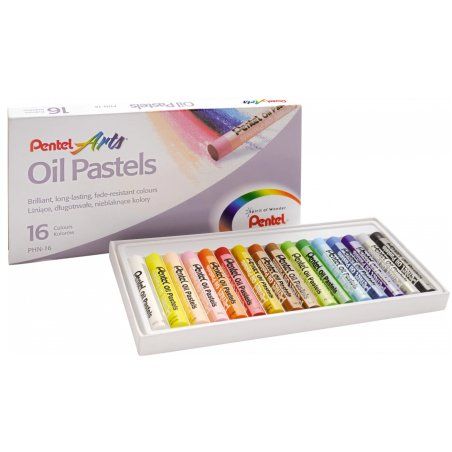 Pentel PHN-16 Oil pastel Multicolour 16 pc(s)