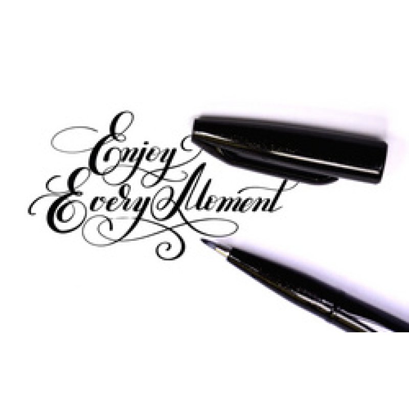 PentelArts Stylo feutre Brush Sign Pen, étui de 4, Basic