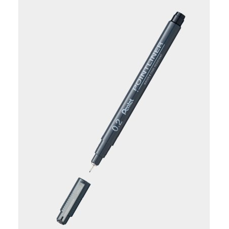 Pentel S20P-03A ballpoint pen Black Stick ballpoint pen Fine 1 pc(s)