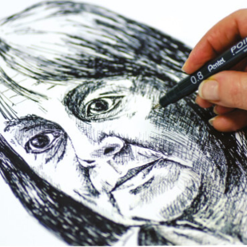 Pentel YS20P-14 Ensemble de stylos Noir, Blanc 14 pièce(s)