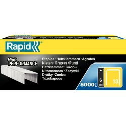 Rapid Agrafes 13/6, zingué, grand paquet