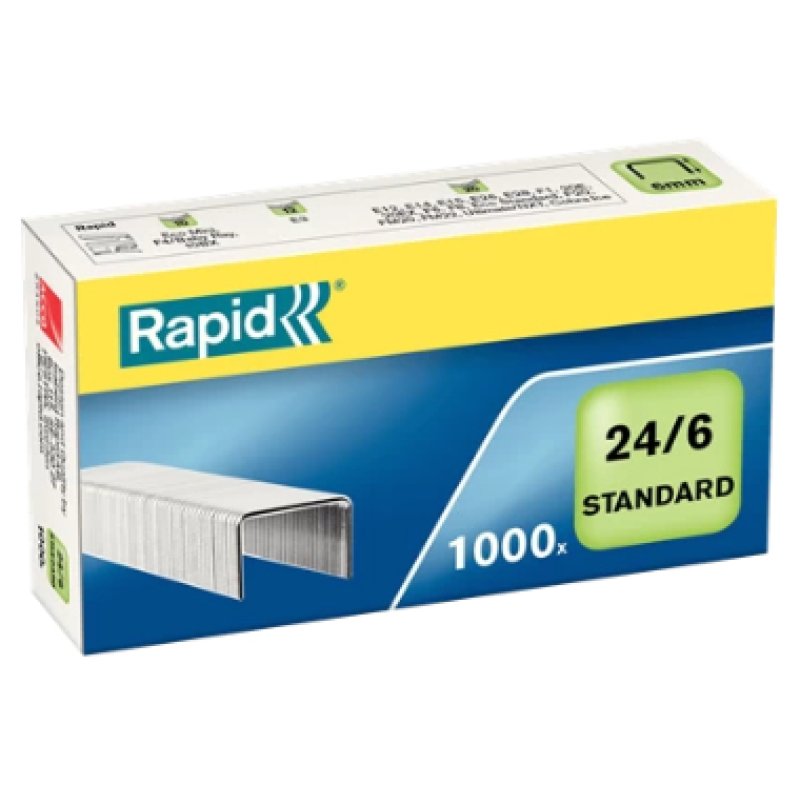 Rapid Standard 24/6 Pack d'agrafes 1000 agrafes