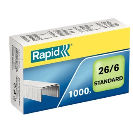 Rapid 24861300 agrafe Pack d'agrafes 1000 agrafes