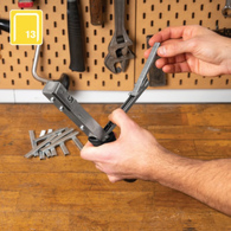 Rapid Agrafeuse marteau PRO R19E, en acier