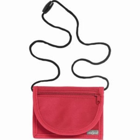 PAGNA Pochette tour de cou, nylon, rouge