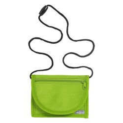 Pagna 99507-17 portefeuille, étui pour cartes, support de documents de voyage Pochette autour du cou Vert Nylon