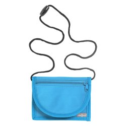 Pagna 99507-20 portefeuille, étui pour cartes, support de documents de voyage Pochette autour du cou Bleu Nylon