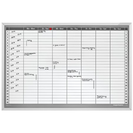 magnetoplan Wochenplaner, (B)920 x (H)625 mm