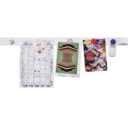 magnetoplan kit de barrettes magnétiques, 500 x 50 mm, blanc