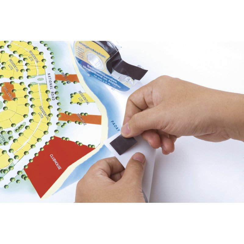 magnetoplan bande magnétique dans un distributeur,