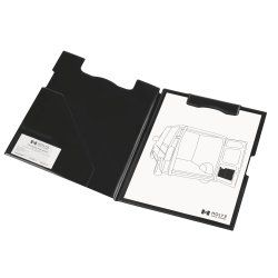 Magnetoplan 1131512 bloc-notes A4 Plastique Noir