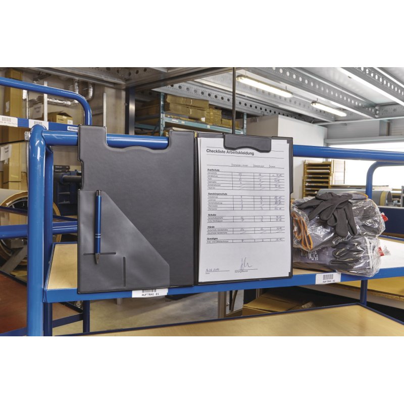 Magnetoplan 1131512 bloc-notes A4 Plastique Noir