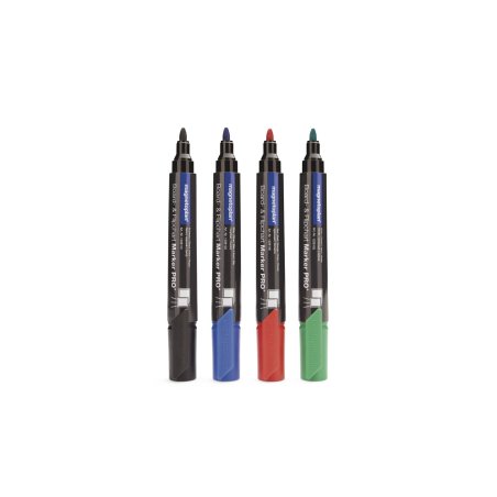 Magnetoplan 12281 marker 4 pc(s) Black, Blue, Green, Red