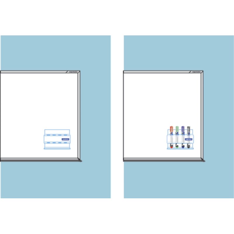 Magnetoplan 16712 Accessoire pour tableau Plateau pour marqueurs