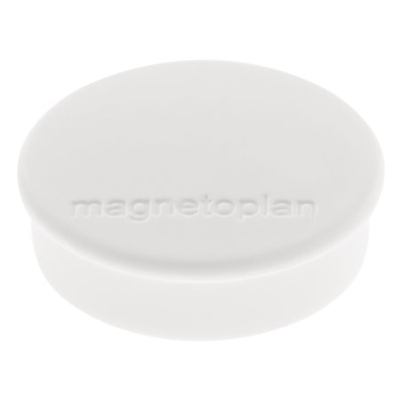magnetoplan Discofix aimant rond "hobby", blanc