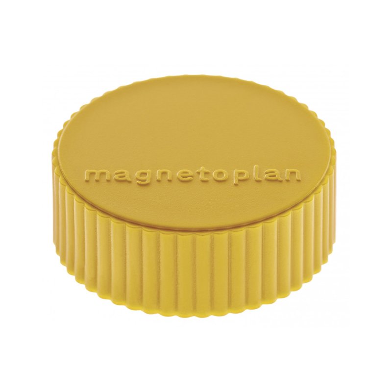 magnetoplan Discofix aimant rond "magnum", jaune